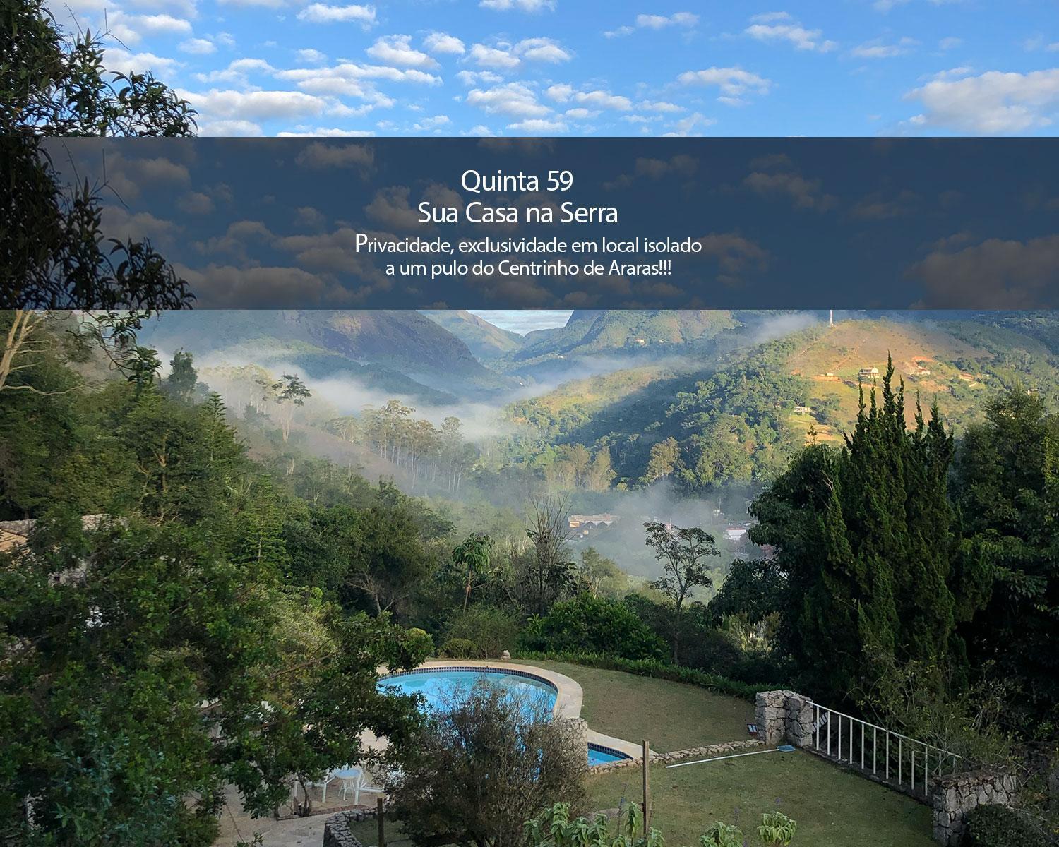 Quinta 59 - Sua Casa Na Serra Petropolis (Rio de Janeiro)