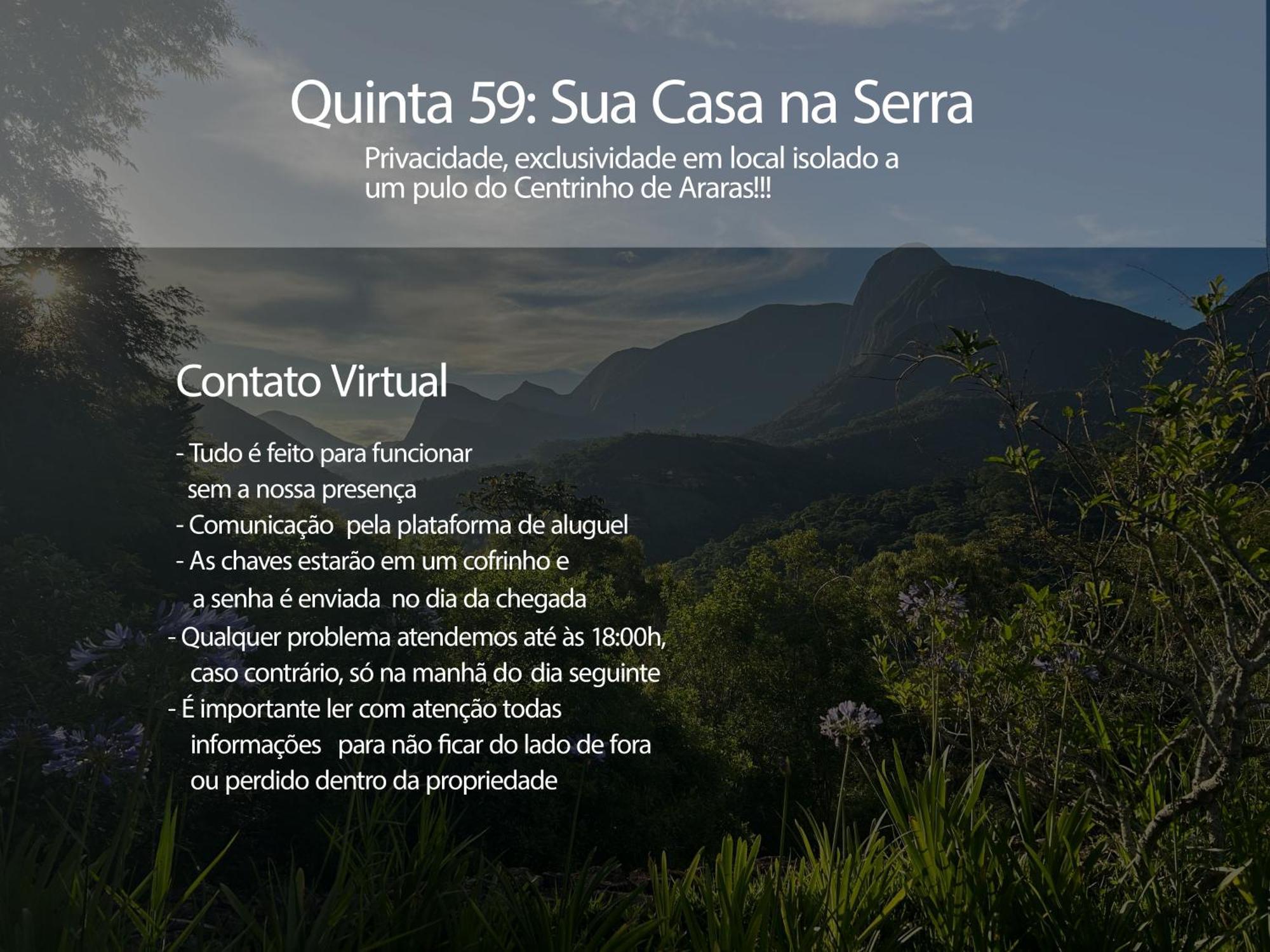 Quinta 59 - Sua Casa Na Serra * Petropolis (Rio de Janeiro)