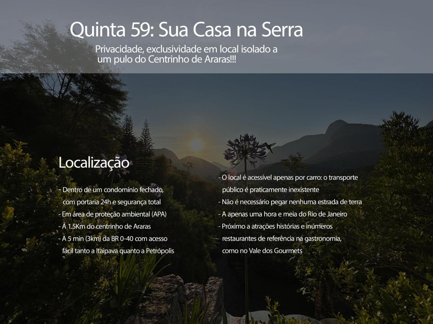 Quinta 59 - Sua Casa Na Serra